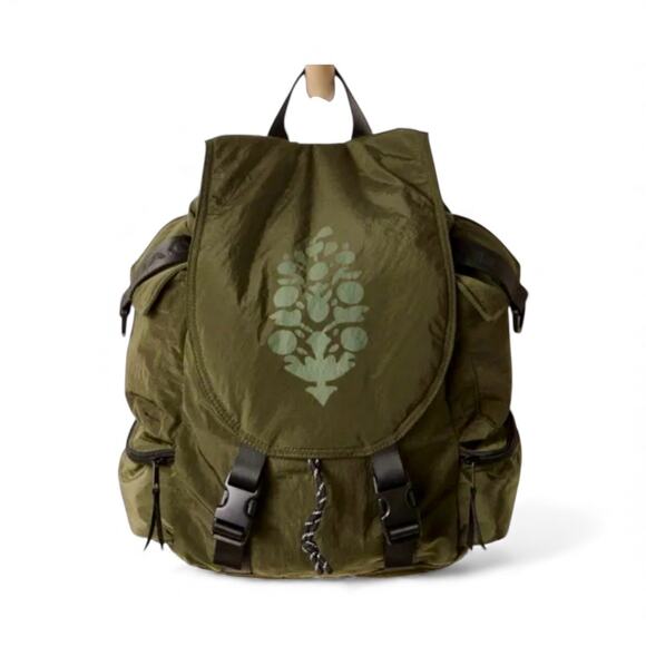 Free People Handbags - NWT Olive Free People Movement Cool & Cozy Slouch Backpack